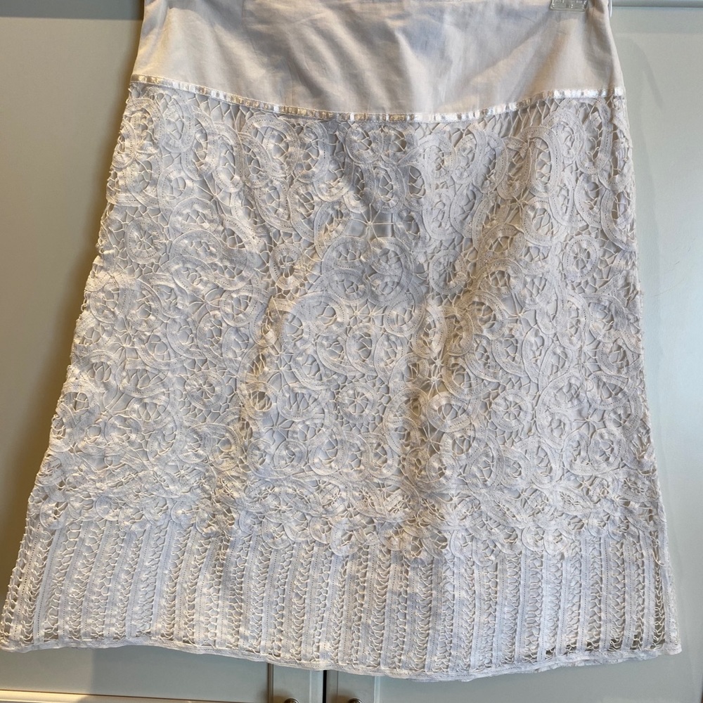 White skirt